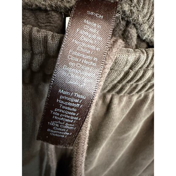 Skims Oversized Straight Leg Jogger Pant Brown Espresso Women's - Picture 11 of 11